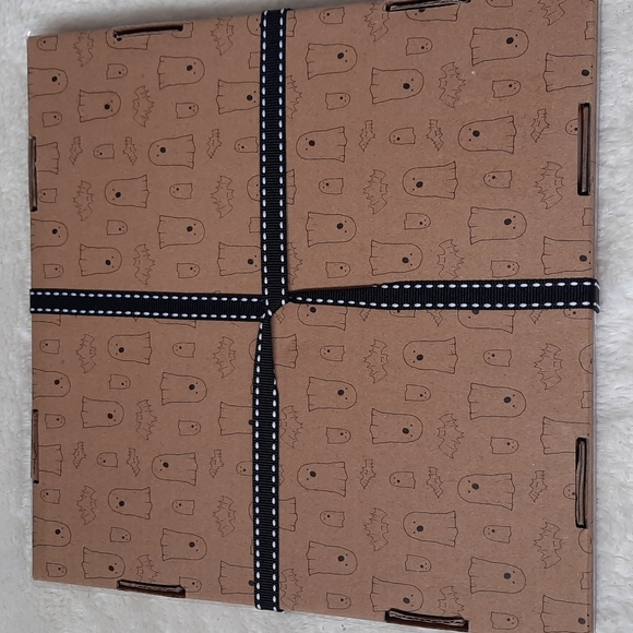 Rae Dunn Halloween Coasters- set of 4 - Picture 4 of 6